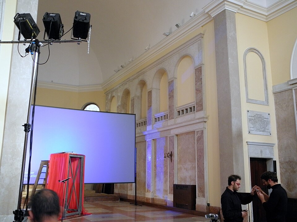 Interior of the deconsecrated Sant’Agostino church in Rovigo, part of the former seminary complex